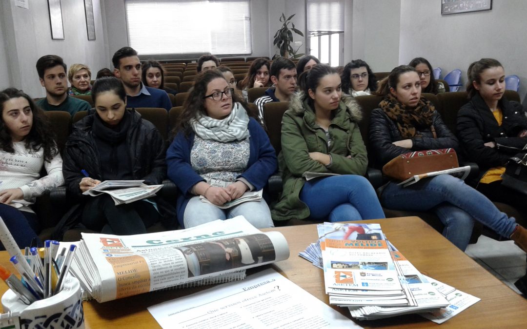 Estudantes da EFA achéganse de man de Asetem  á realidade empresarial