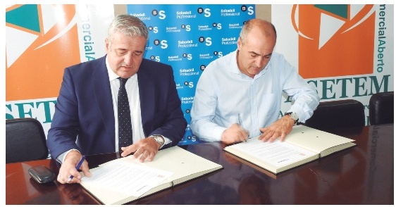 Vantaxes para os socios de Asetem grazas á sinatura dun convenio con Banco Sabadell