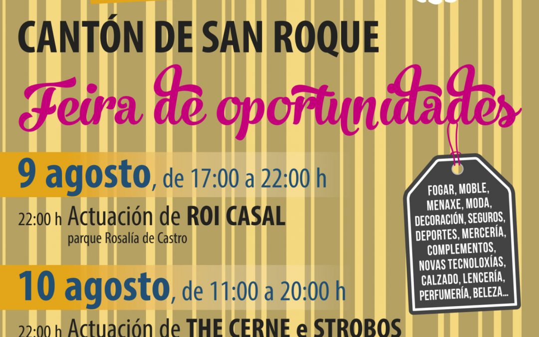 Mercamelide reúne a 23 comercios no cantón de San Roque o 9 e 10 de agosto