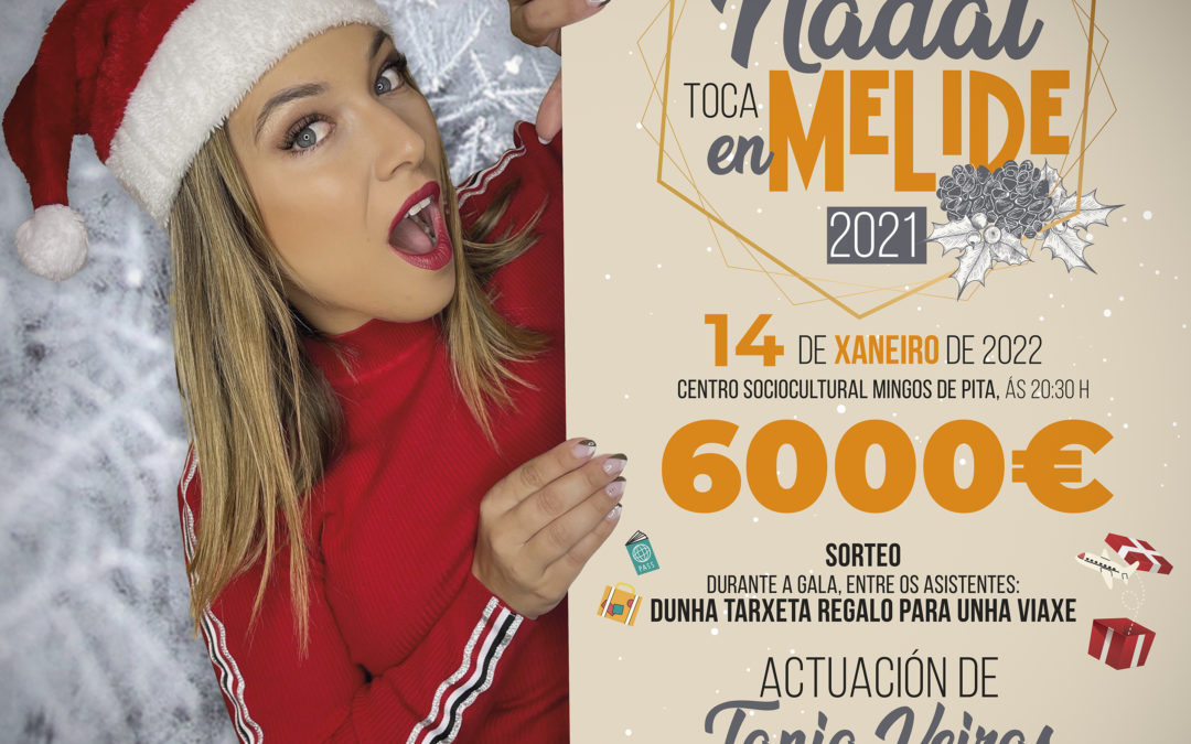 A XXIII tradicional campaña de Nadal de ASETEM – CCA ‘Este ano toca en Melide’ repartirá 6.000 euros en premios