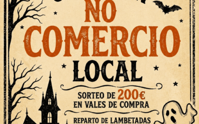 ASETEM anima o Samaín no comercio local con lambetadas para os máis pequenos e un sorteo de 200 euros